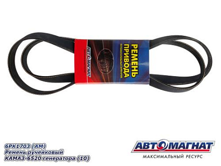 6PK1703 (АМ) Ремень ручейковый КАМАЗ-6520 генератора (10)