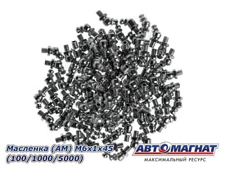 Масленка М6х1х45 (100/1000/5000) (АМ)